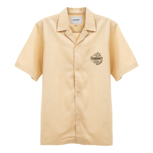 Carhartt WIP S/S Ablaze Shirt Cornsilk/Black I033690_2BK_XX Degli Uberti